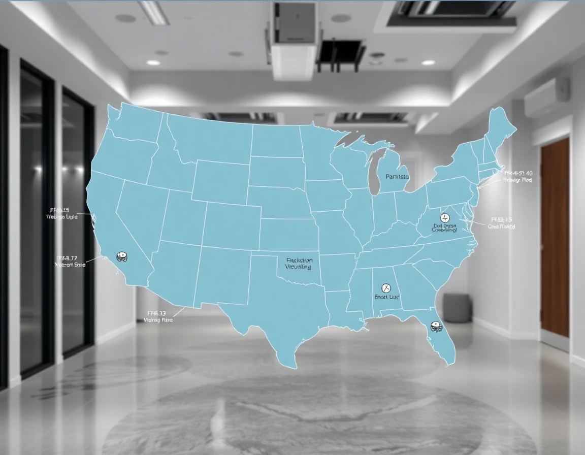 Air Duct Cleaning Service Areas Map